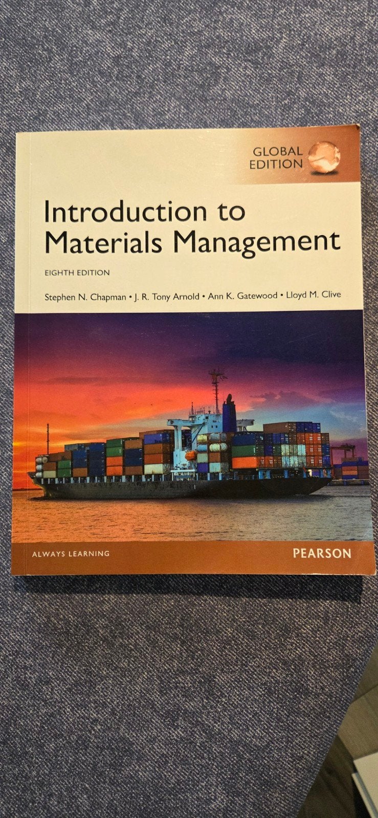 Introduction to Materials Management, Boeken, Ophalen of Verzenden, Zo goed als nieuw, Overige onderwerpen