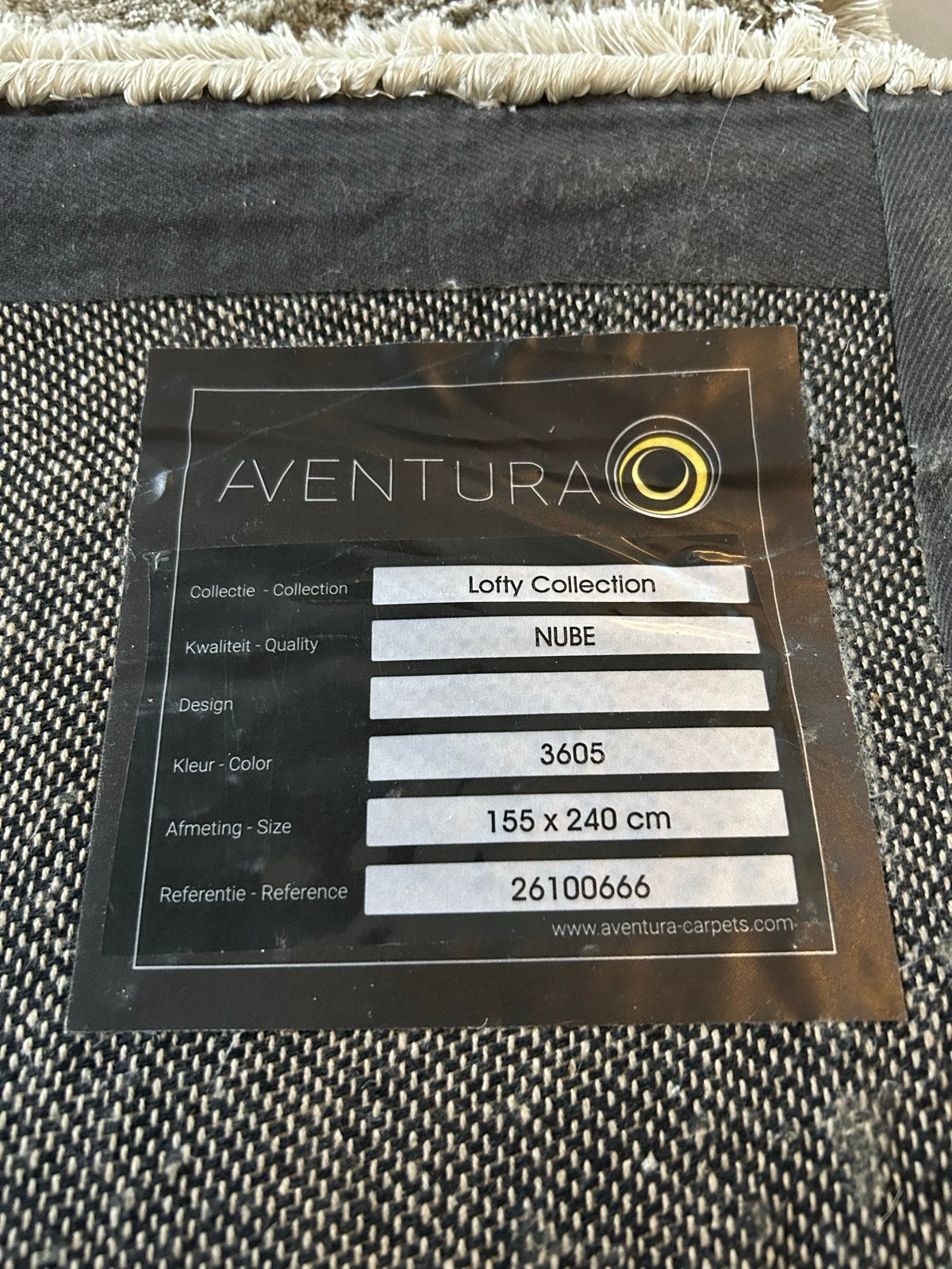 Nieuw Aventura Lofty Collection Nube Tapijt 155x240 cm, 150 tot 200 cm, Ophalen of Verzenden, Grijs, Rechthoekig