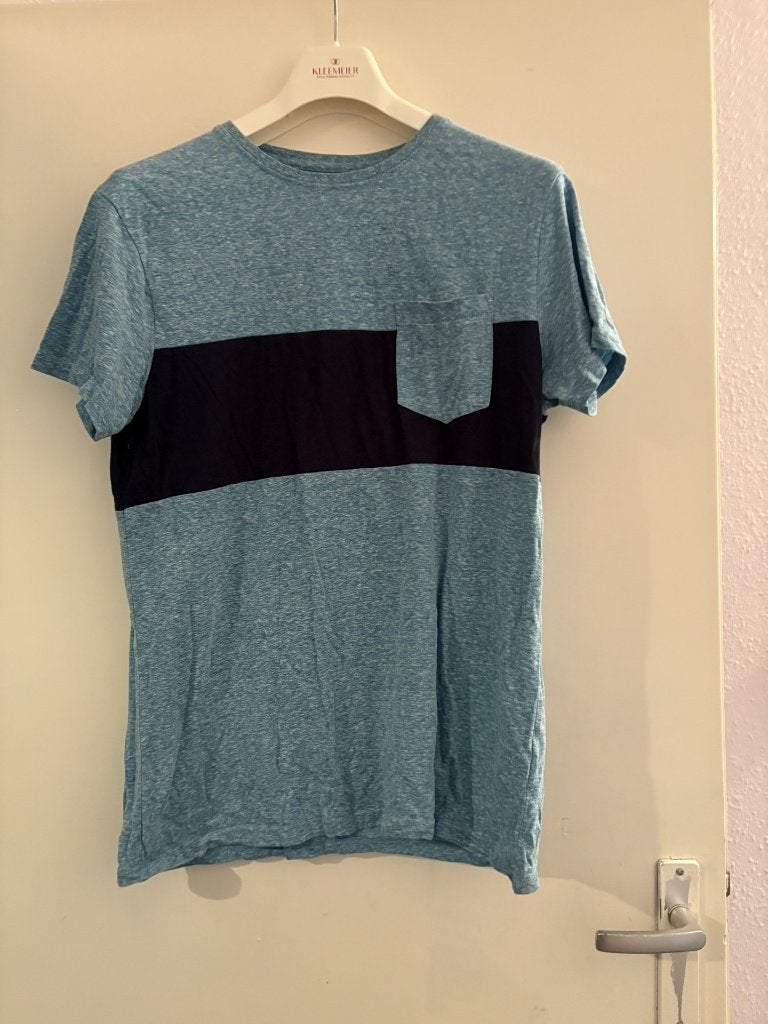 Blauw/Zwart T-shirt van Primark. Maat 2XL, Blauw, Overige maten, Ophalen of Verzenden, Zo goed als nieuw