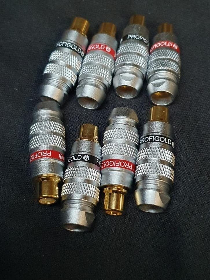 RCA (Tulp) Female Audio Plug - Profi Quality, Ophalen of Verzenden, Minder dan 2 meter, Eiberstraat 9 te Dokkum, Overige kabels
