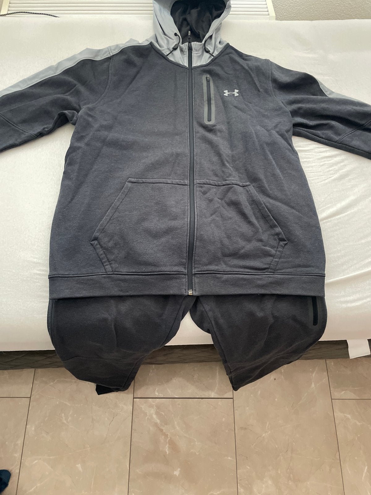Under Armour Trainingspak - Maat L, Maat 52/54 (L), Fitness, Zwart, Ophalen of Verzenden