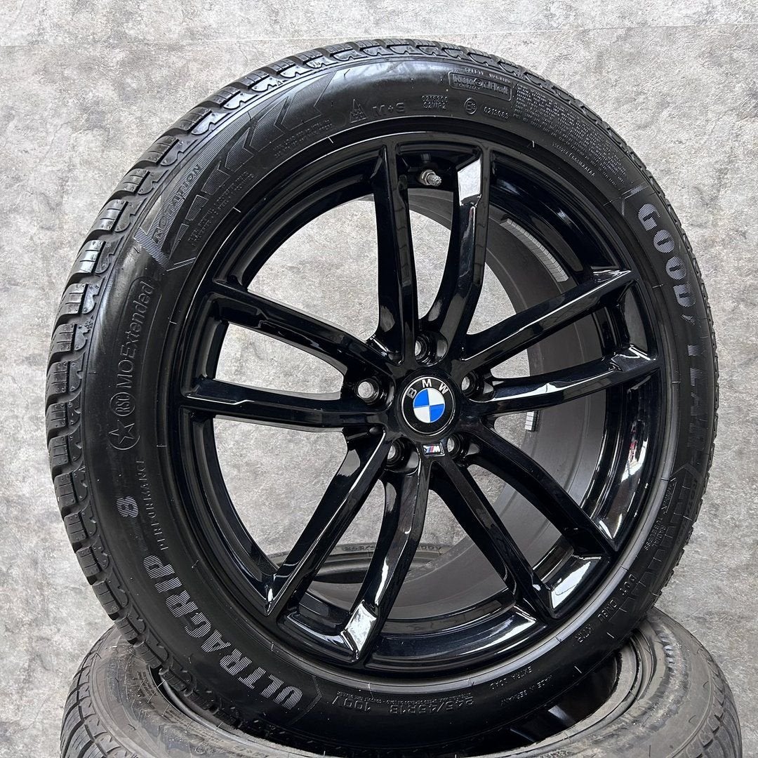 18 inch originele velgen + winterbanden BMW 5 serie G30 G31, 18 inch, -, -, Banden en Velgen