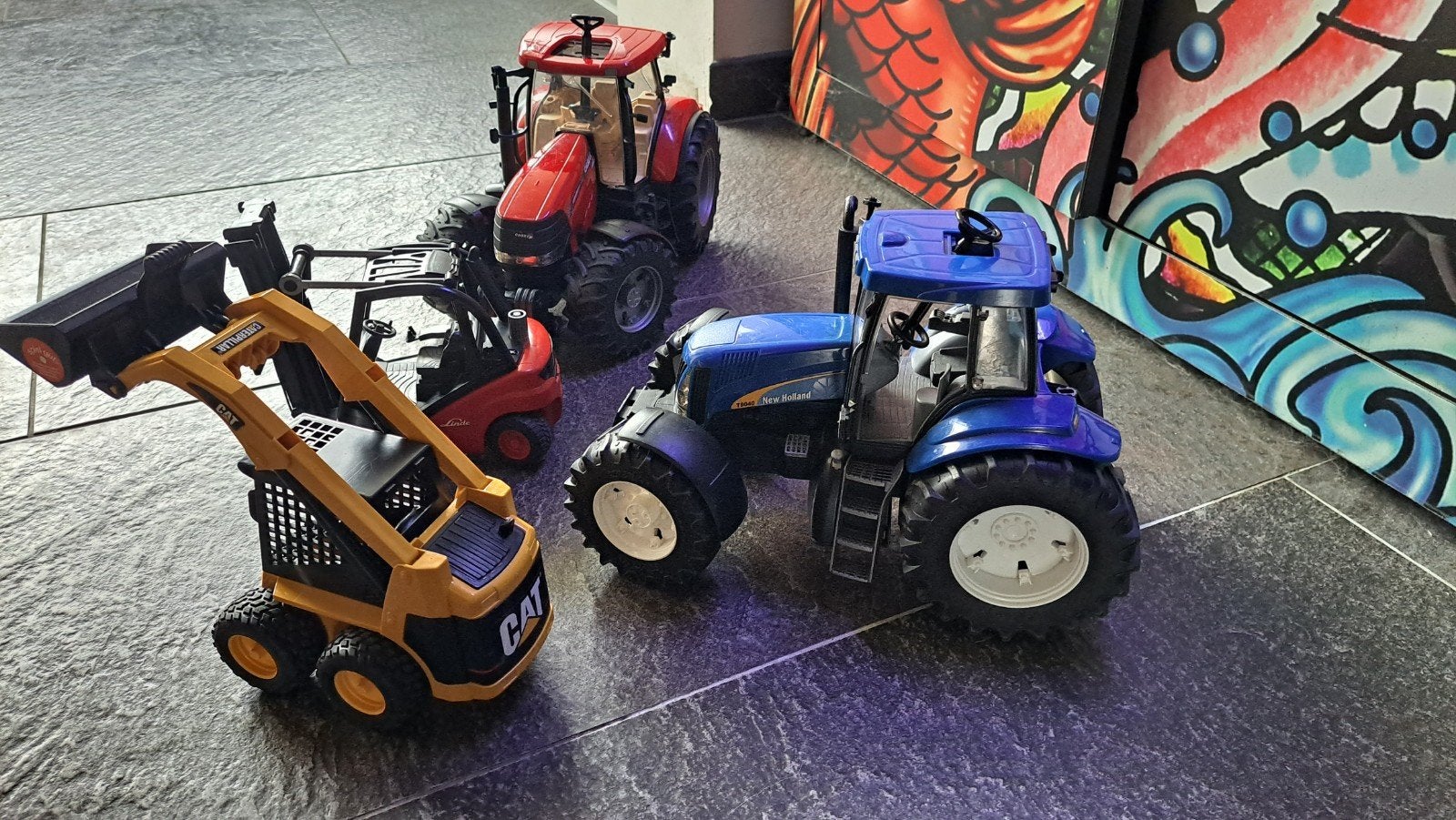 diverse Bruder tractors / vrachtauto's, Ophalen, Gebruikt