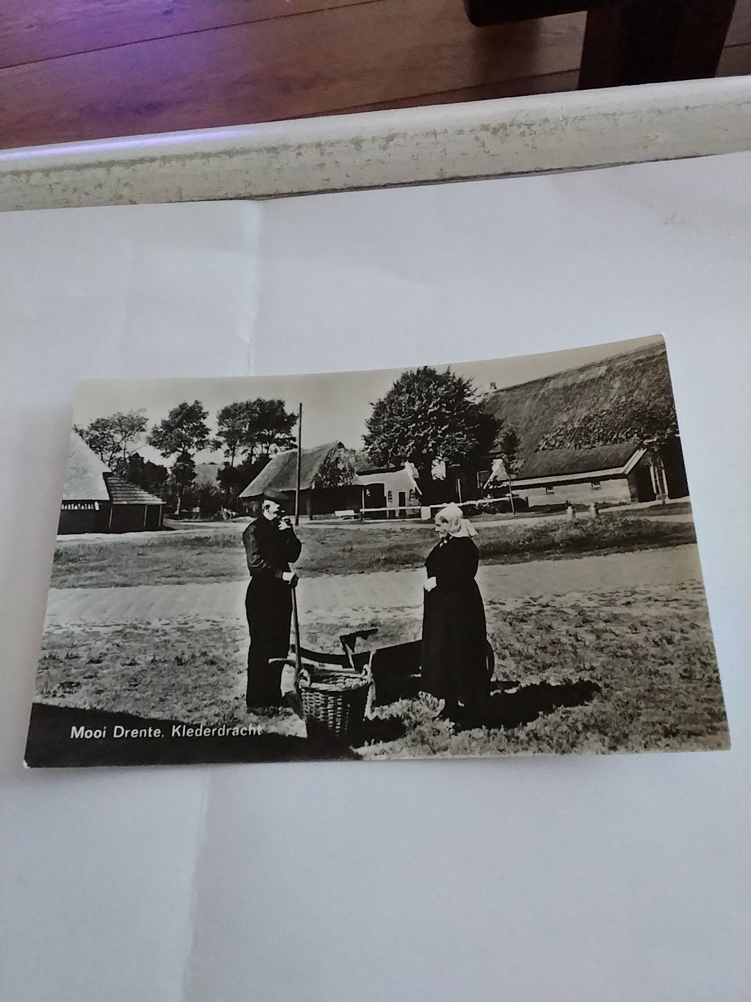 Oude ansichtkaart Mooi Drente Klederdracht 1974, Ophalen of Verzenden, 1960 tot 1980, Gelopen, Drenthe
