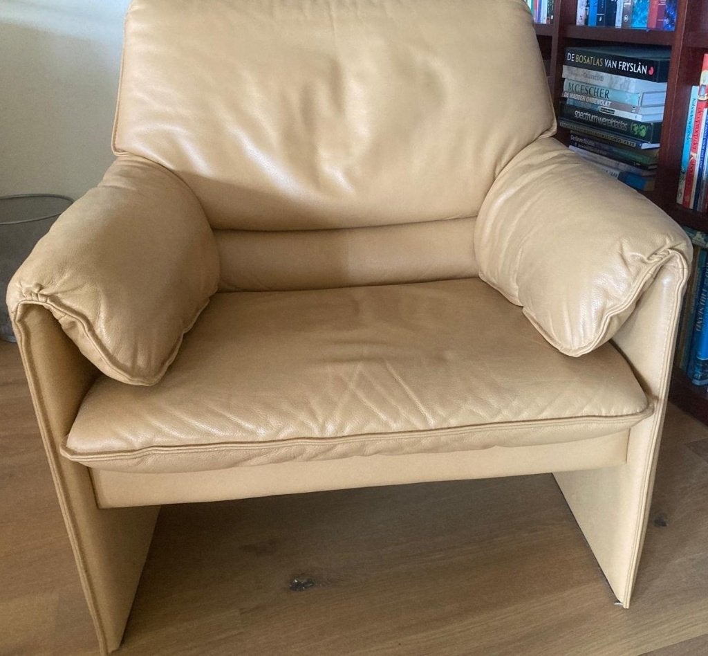 Leolux Fauteuil, Ophalen, Gebruikt, 75 tot 100 cm, Eigentijds