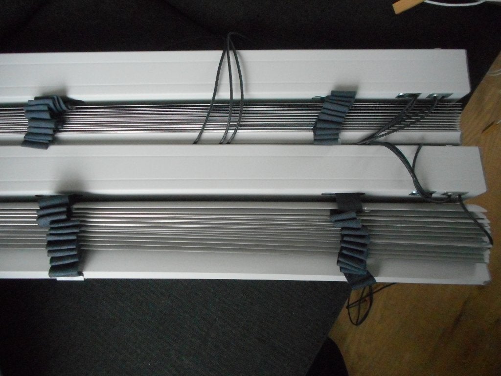lamellen wit/grijs bruin NIEUW, Huis en Inrichting, Bruin, Lamellen, Ophalen of Verzenden, 100 cm