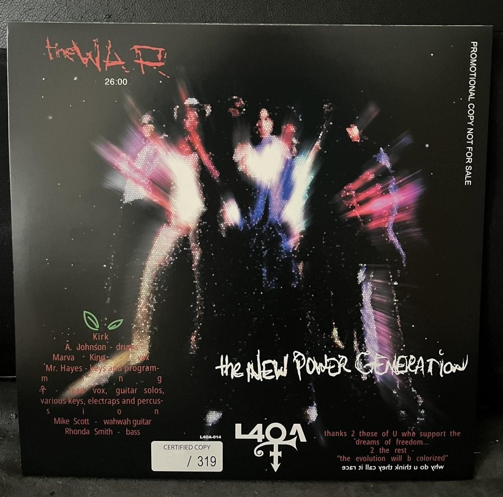 Prince - The WAR (Limited Numbered Edition) Sealed Copy, LP, 12 inch, Nieuw in verpakking, Speciale editie