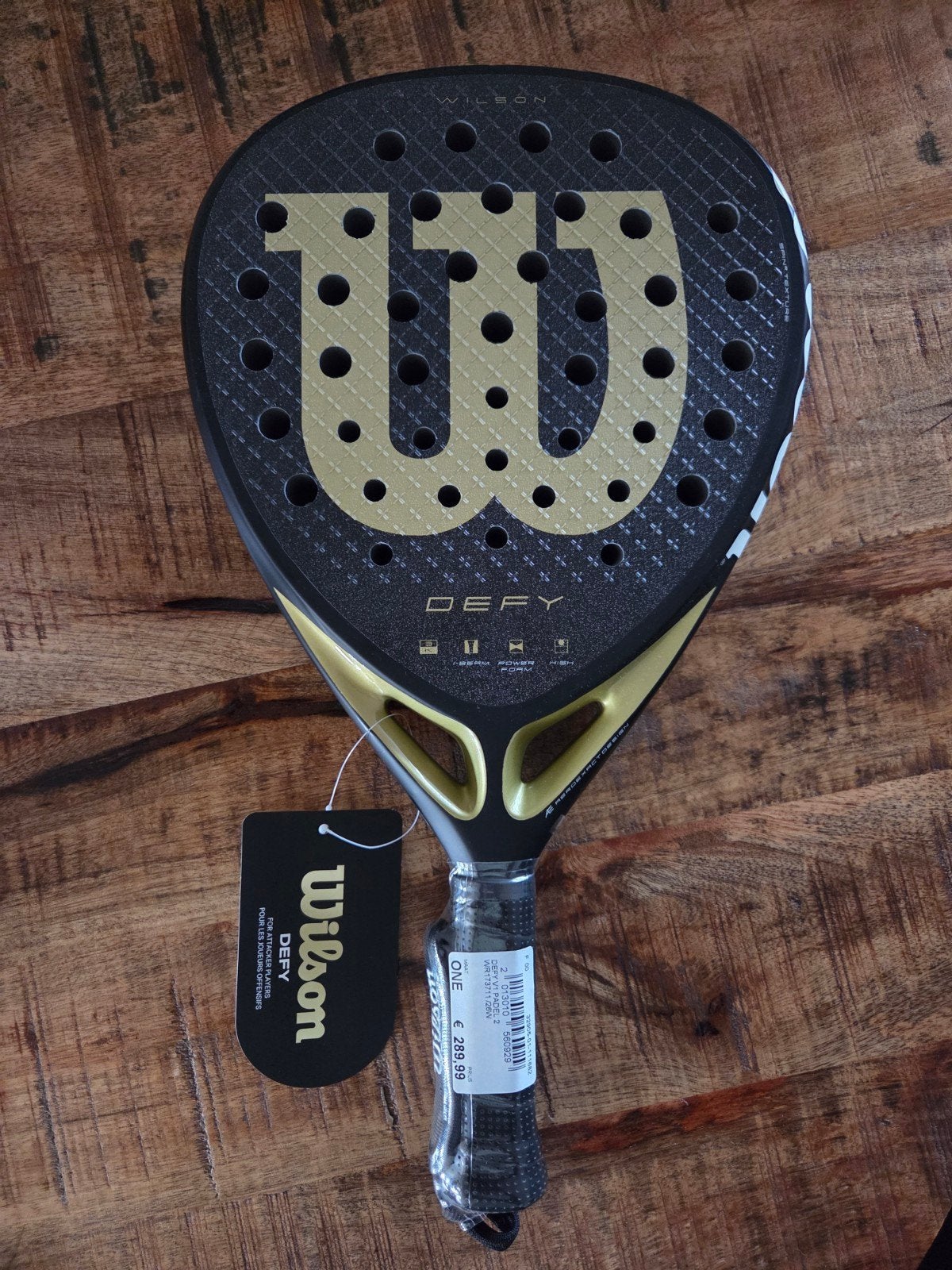Nieuw Wilson Defy V1 Padel Racket., Sport en Fitness, Padel, Ophalen, Nieuw