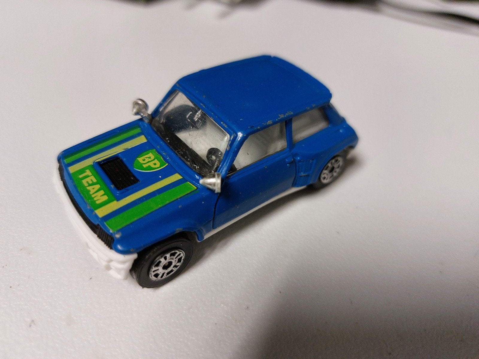 Corgi Renault 5 Turbo BP - Blauw Diecast Modelauto, Ophalen of Verzenden, Gebruikt