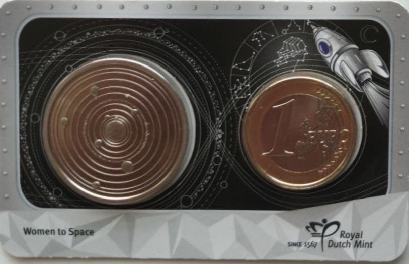 Coincard 2023 - Woman to Space - BU, Verzenden, Overige landen, 1 euro, Setje