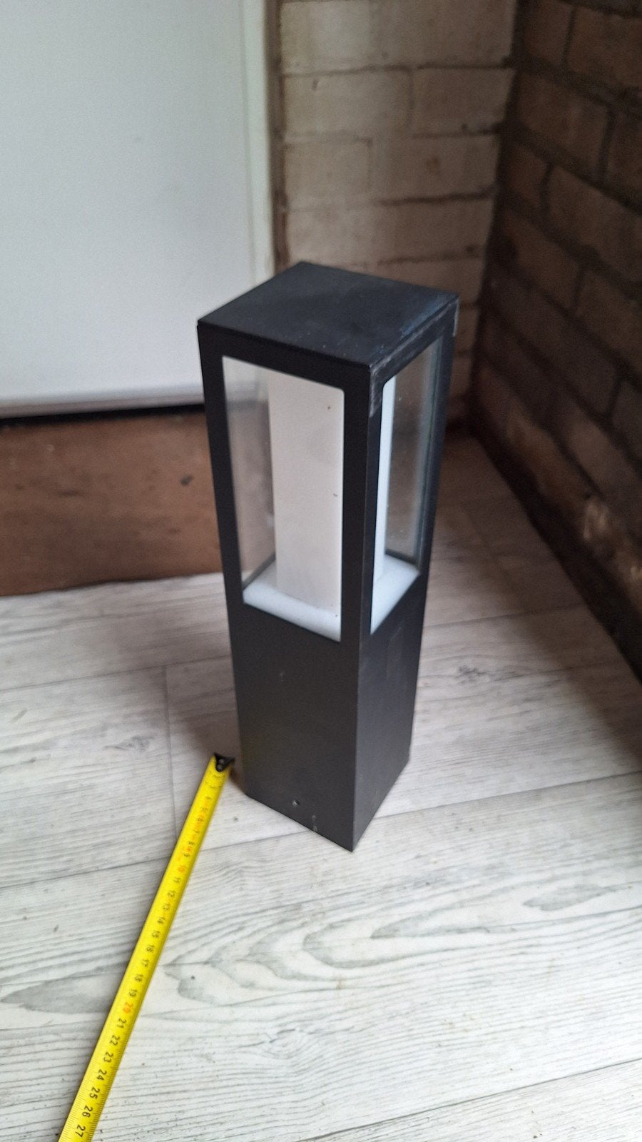 Philips Hue Impress Buitenlamp - Sokkellamp, Overige materialen, Gebruikt, Minder dan 50 watt, Ophalen of Verzenden