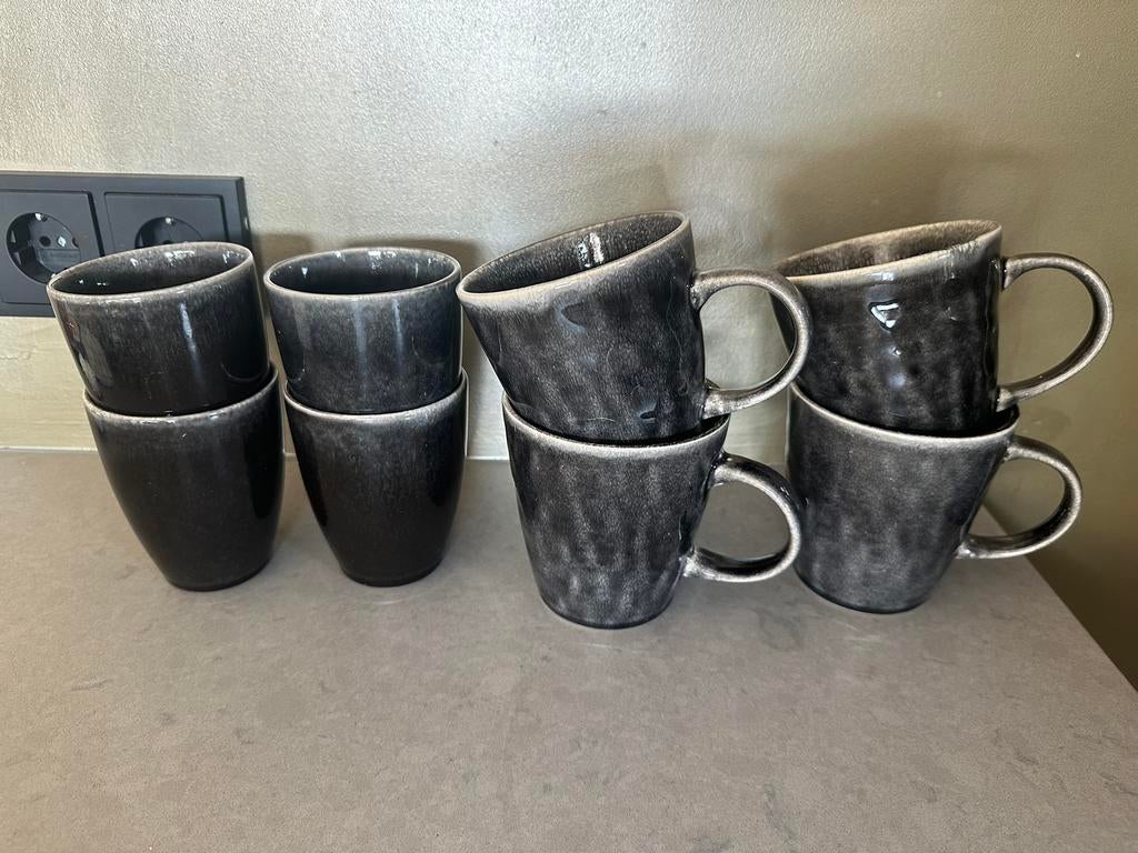 Xenos Toscane 4x mokken + 4x koffiebekers, Ophalen of Verzenden, Zo goed als nieuw
