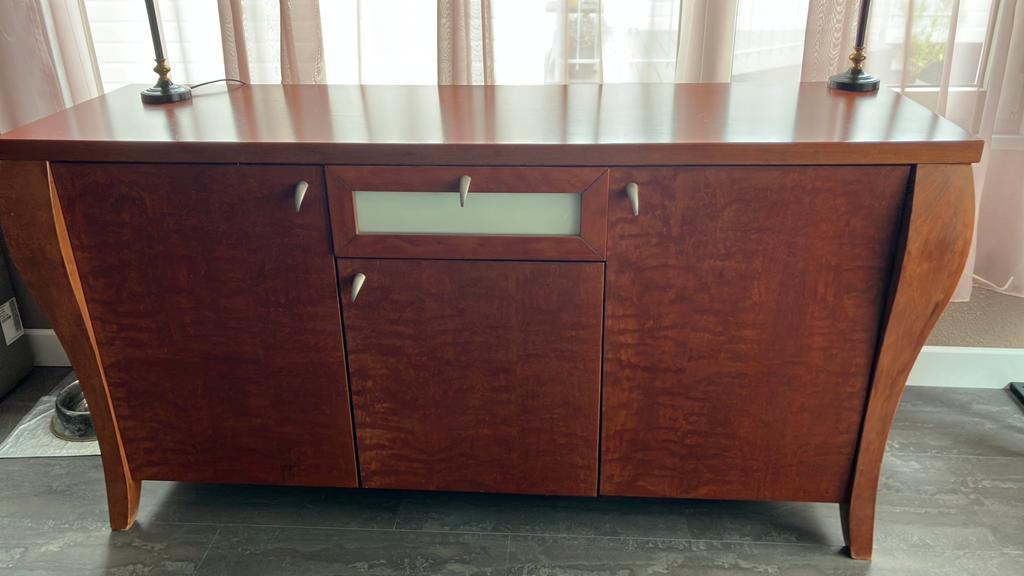 Te koop dressoir kersenhout, 150 tot 200 cm, Ophalen of Verzenden, Zo goed als nieuw, Kersenhout