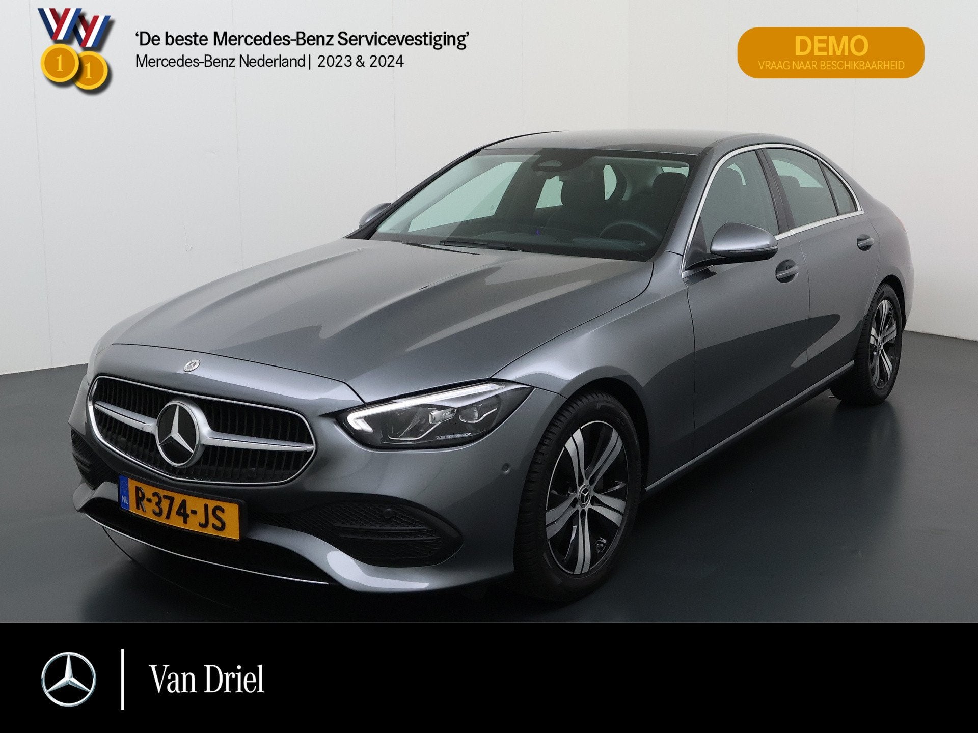 Mercedes-Benz C-Klasse 180 Business Line | Carplay Camera, Auto's, Mercedes-Benz, Automaat, 12 maanden, 4 cilinders, Leder en Stof