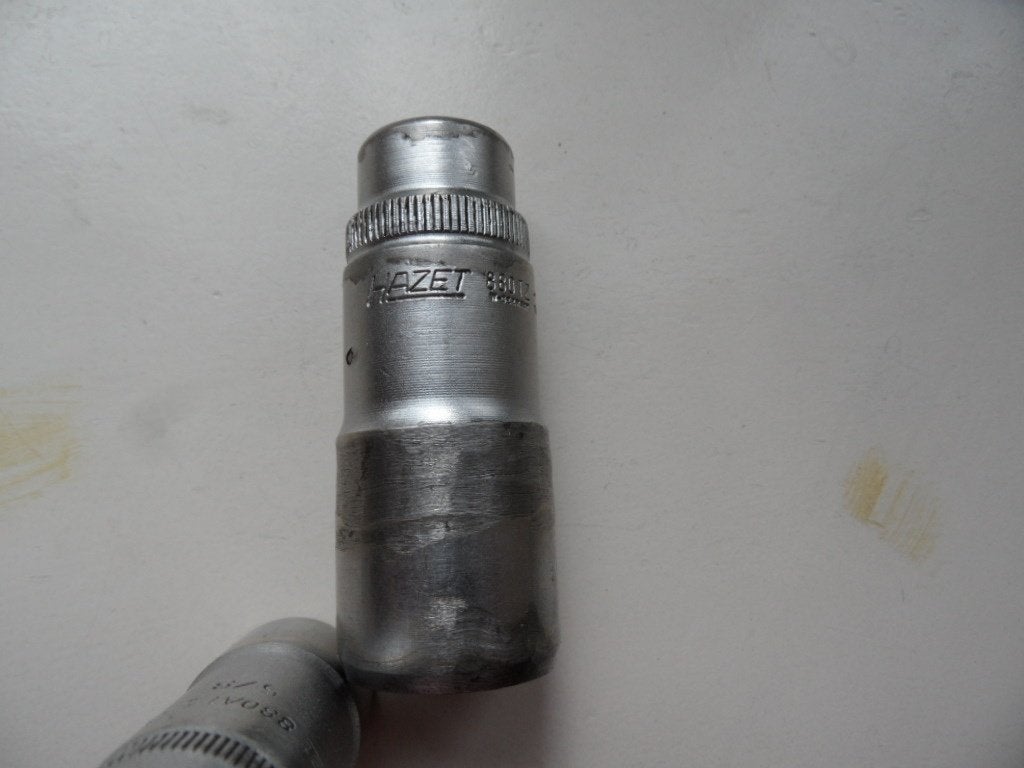 Hazet 880TZ maat 20.8-13/16 lange bougie dop 3/8, Ophalen of Verzenden, Gebruikt