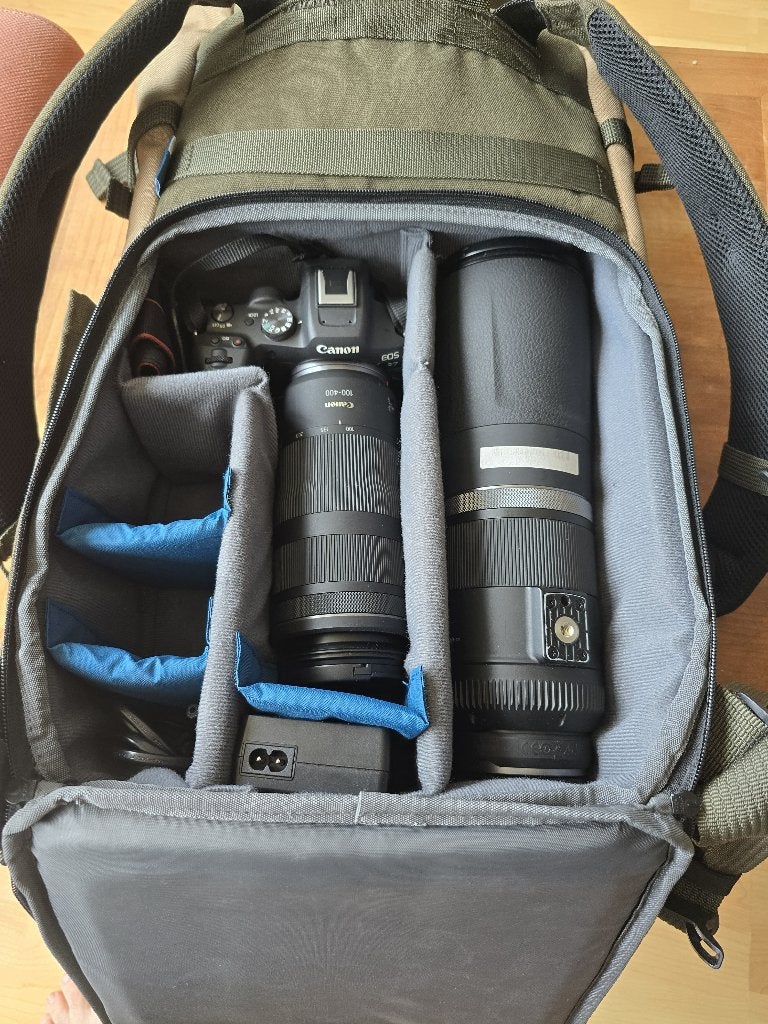 Canon EOS R7 Wildlife / Vogelfotografie Set, Ophalen, Bluetooth, Canon, Lensdop