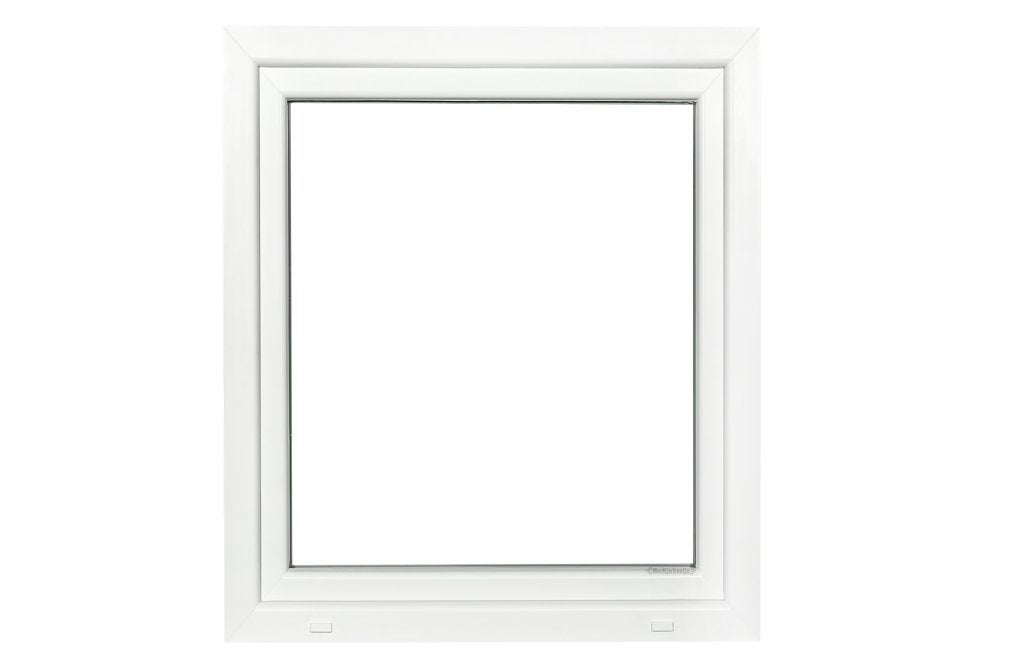Kunststof Kozijn Draaikiep  B100 H110cm Wit, Niet ingevuld, Kunststof, Raamkozijn, Niet ingevuld