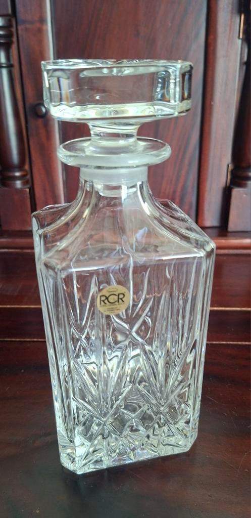RCR Crystal Karaf met 2 Glazen - Vintage Set, Antiek en Kunst, Antiek | Glas en Kristal, Ophalen of Verzenden