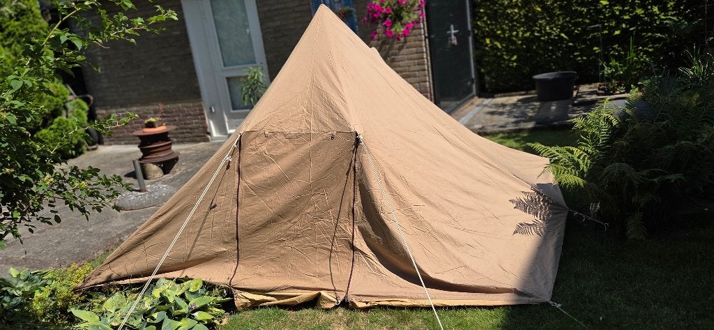 Katoenen Tent, Caravans en Kamperen, Tenten, Ophalen, Gebruikt, Tot en met 2