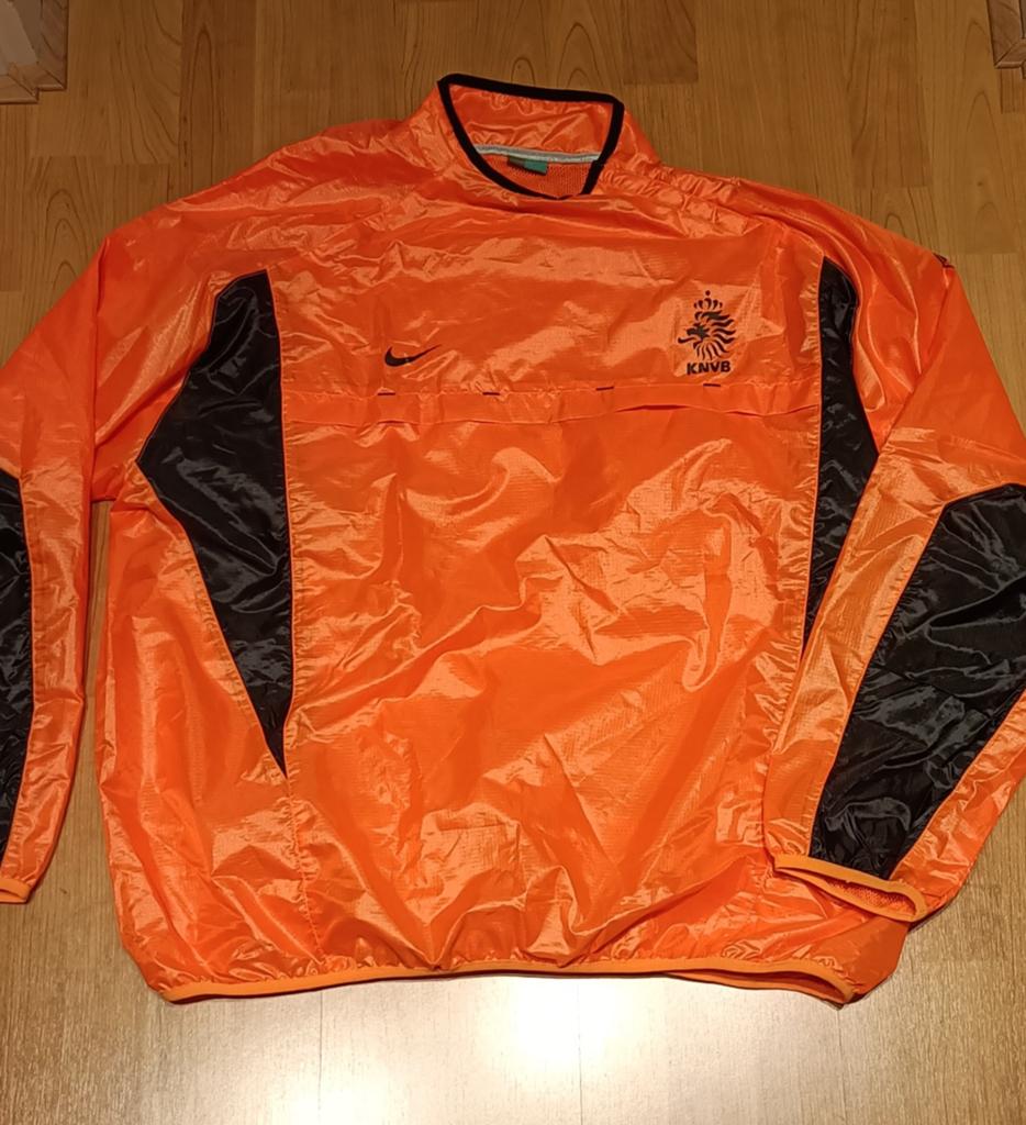 Vintage KNVB oranje jas/windbreker. Maat XL. Nieuw., Maat XL, Ophalen of Verzenden, Nieuw, Shirt