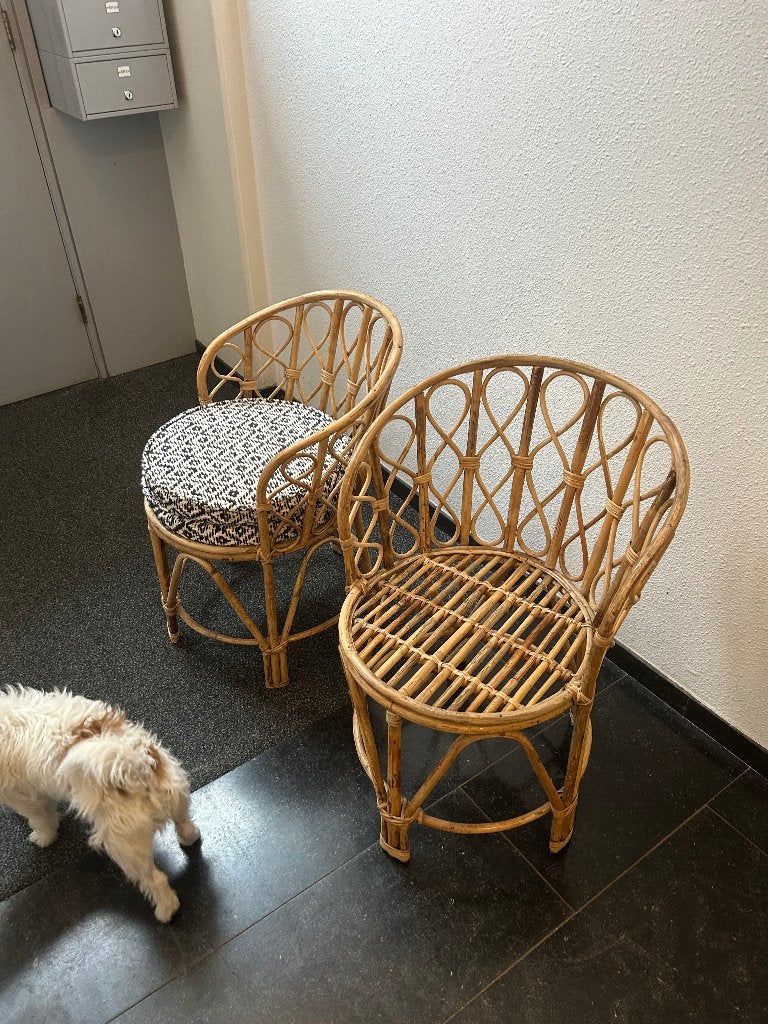 Rieten stoelen, Ophalen, Overige materialen, Gebruikt, Twee