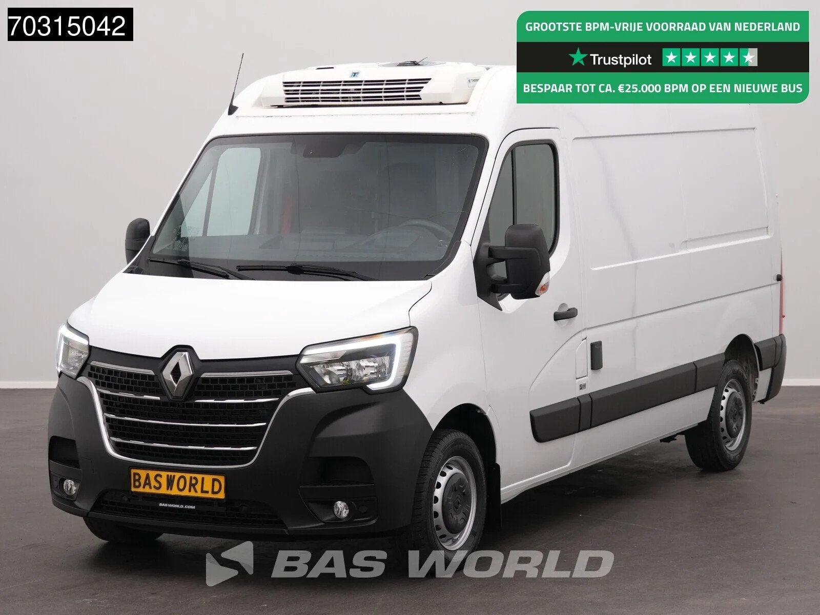 Renault Master 150PK L2H2 Koelwagen Thermo King V200 230V st, Auto's, Stof, Gebruikt, Euro 6, 4 cilinders