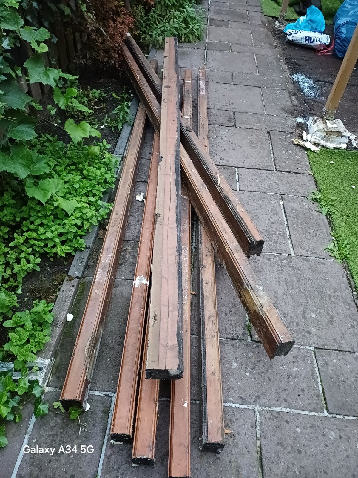 balkenplafond, Tuin en Terras, Ophalen, 250 cm of meer, Balken
