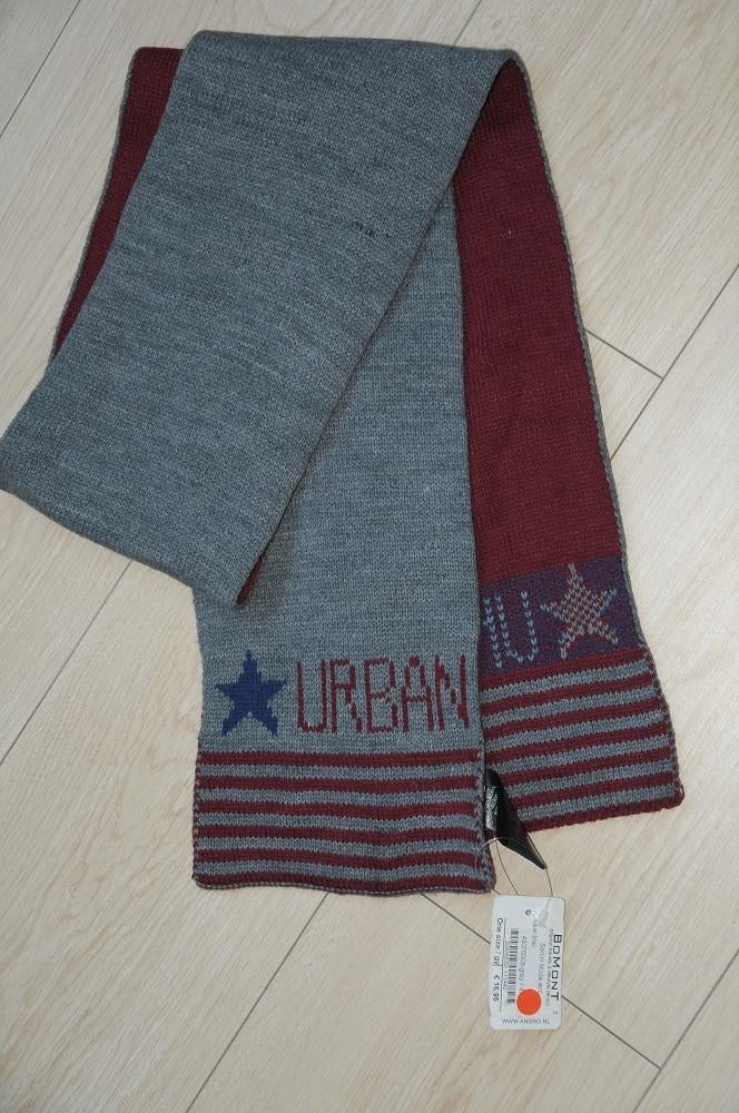 NIEUW met kaartje!! Mooie sjaal / das van Sarlini (Bomont), Nieuw, Ophalen of Verzenden, Sjaal, Jongen
