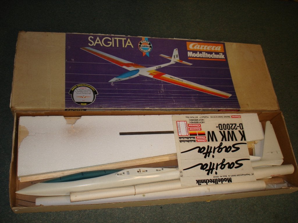 Carrera Sagitta nieuw in doos NOS glider segler zwever, Ophalen of Verzenden, Nieuw