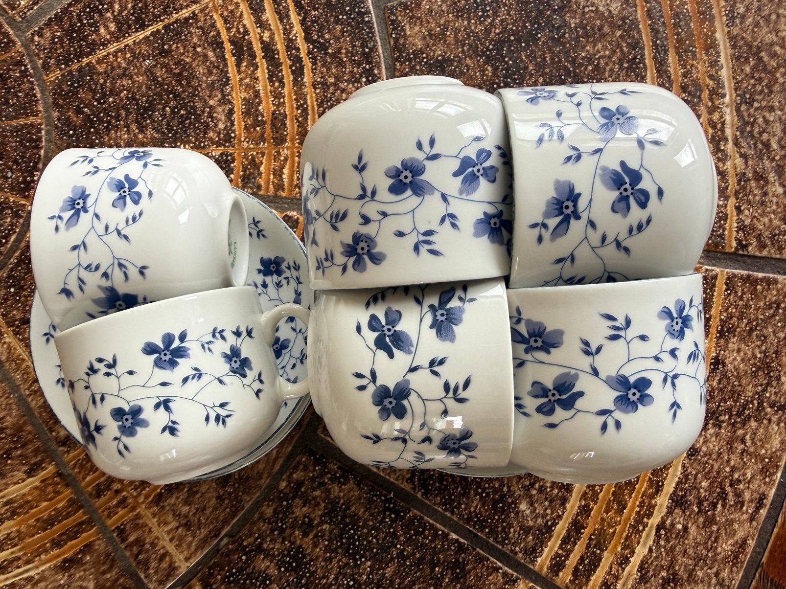 6 Kop en schotels Luciano Collection, Antiek en Kunst, Ophalen of Verzenden