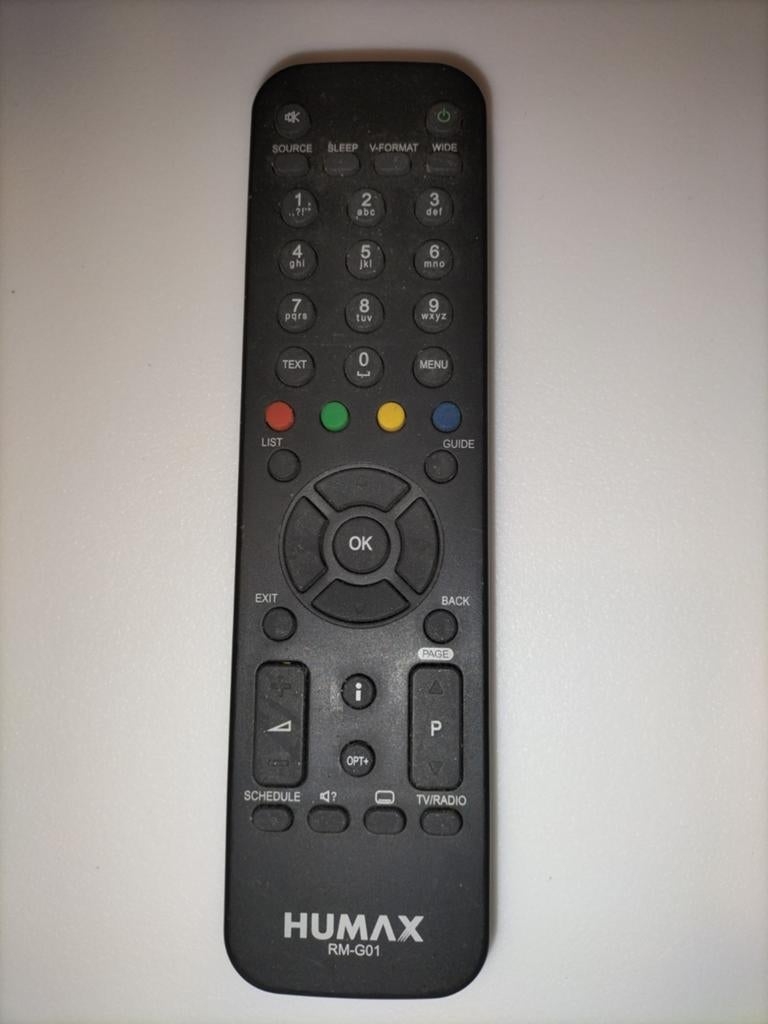 Originele Humax RM-G01 Afstandsbediening, Audio, Tv en Foto, Afstandsbedieningen, Ophalen of Verzenden, Gebruikt, Origineel, Tv