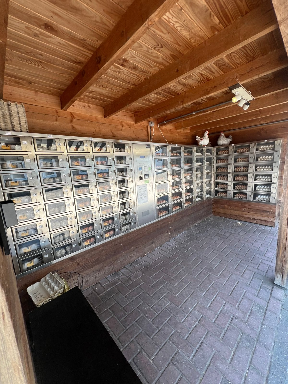 Boerderij automaat, vendingmachiene, eierautomaat, automaar, Ophalen