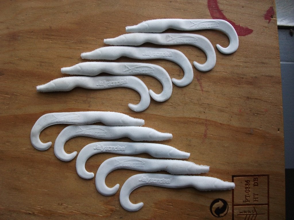 10 stuks Jelly Sandeel kunstaas shads / roofvis shads, Ophalen of Verzenden, Nieuw, Kunstaas