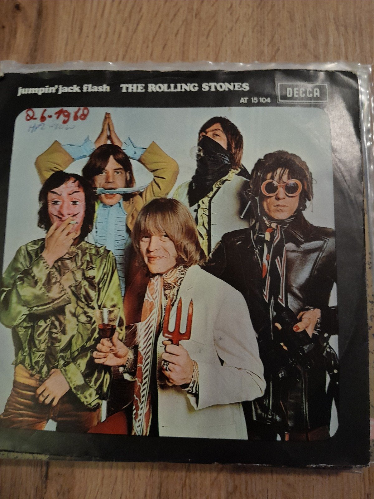 the rolling stones 7inch jumpin jack flash, Ophalen of Verzenden, Zo goed als nieuw, Pop