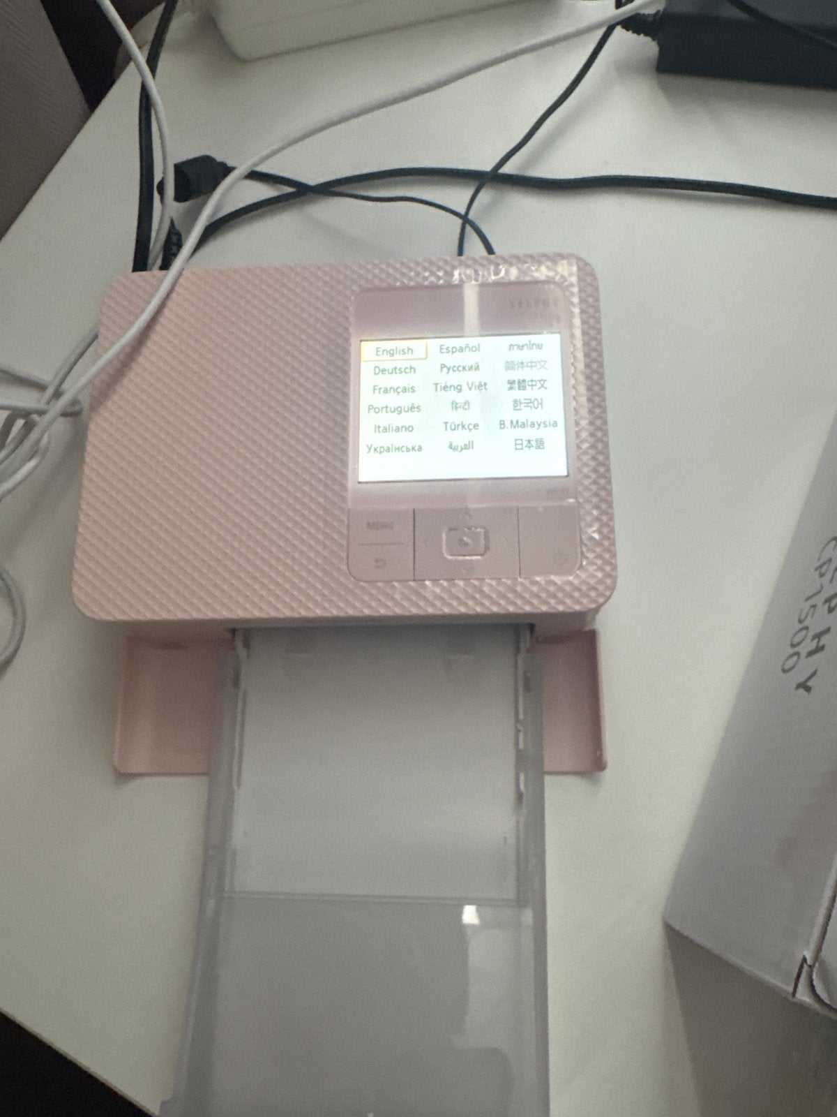 Canon Selphy CP1500 Compacte Fotoprinter - Roze, Fotoprinter, Kleur printen, Ophalen of Verzenden, Zo goed als nieuw