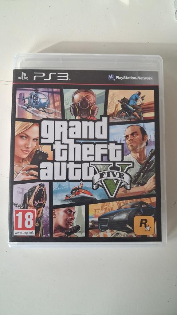 Grand Theft Auto V (GTA 5) PS3 - Actie/Avontuur, Spelcomputers en Games, Games | Sony PlayStation 3, Zo goed als nieuw, Avontuur en Actie