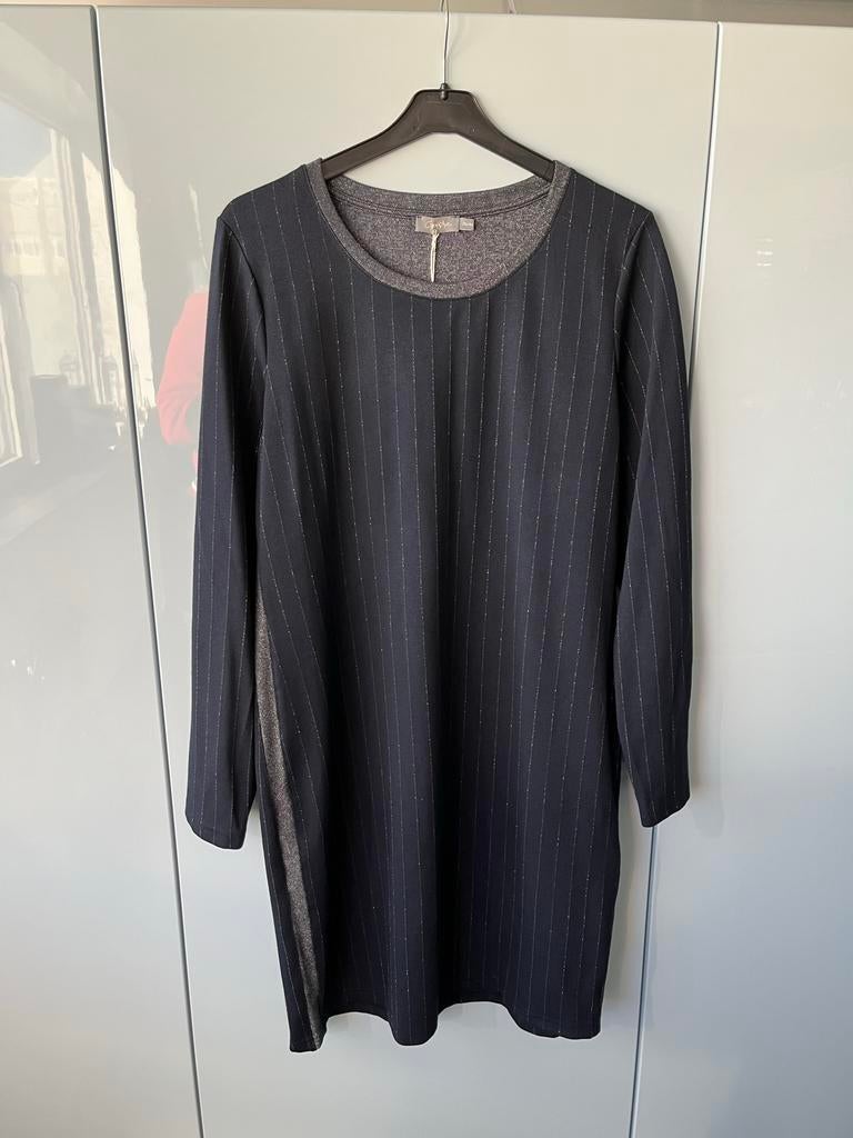 Geisha jurk blauw glitter streepjes maat 44 lange mouw nieuw, Kleding | Dames, Jurken, Blauw, Maat 42/44 (L), Nieuw, Ophalen of Verzenden