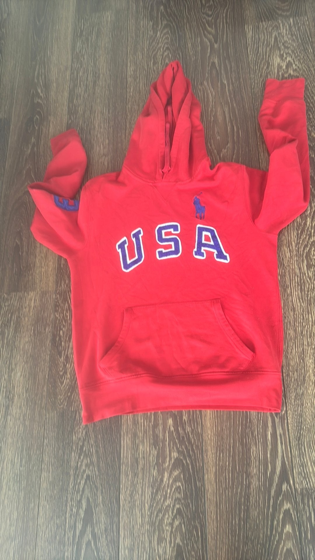 Ralph Lauren trui, Kleding | Heren, Truien en Vesten, Ophalen of Verzenden, Zo goed als nieuw, Maat 48/50 (M), Rood