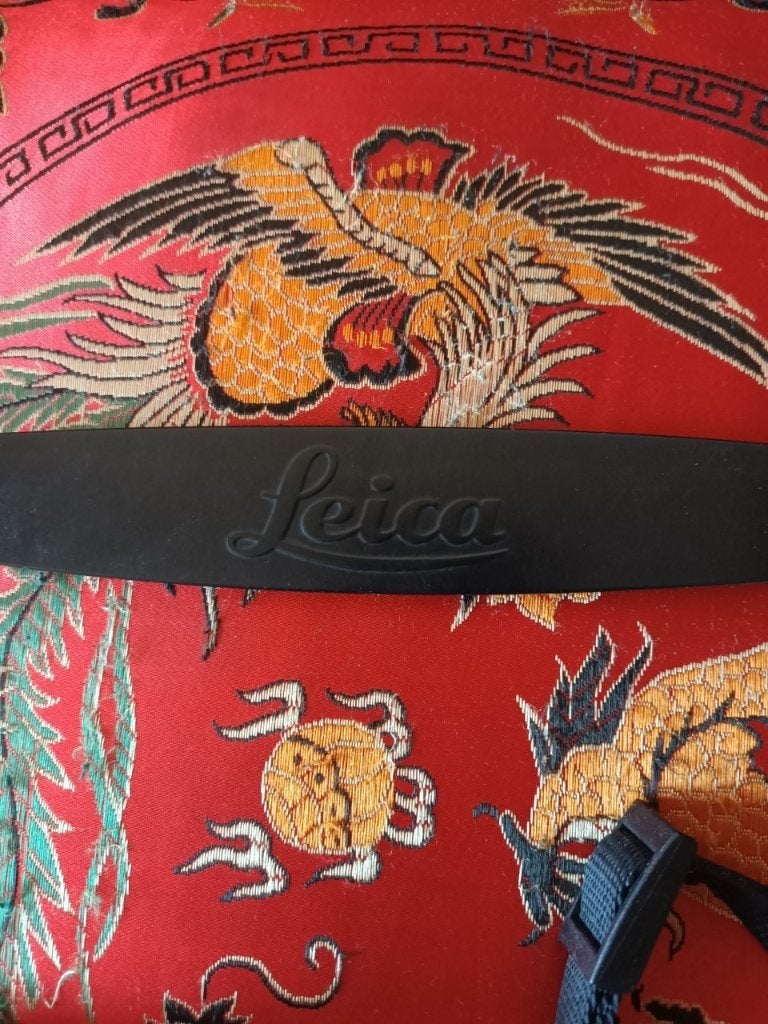 Leica Draagriem Carrying Strap 14312 for R9, R8, R7, R6, DMR, Leica, Ophalen of Verzenden, Leica, Leica