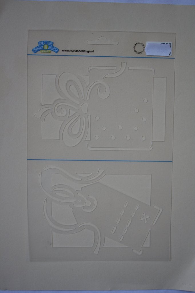 Irisvouwmal labels met strik, Verzenden, Nieuw, Overige thema's, Pons of Mal