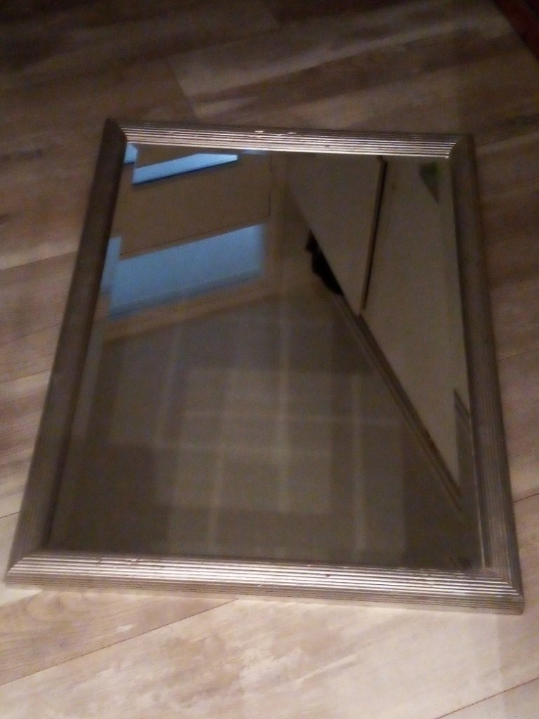 Spiegel ( facet geslepen ), Huis en Inrichting, Ophalen, Zo goed als nieuw, Minder dan 100 cm, Rechthoekig