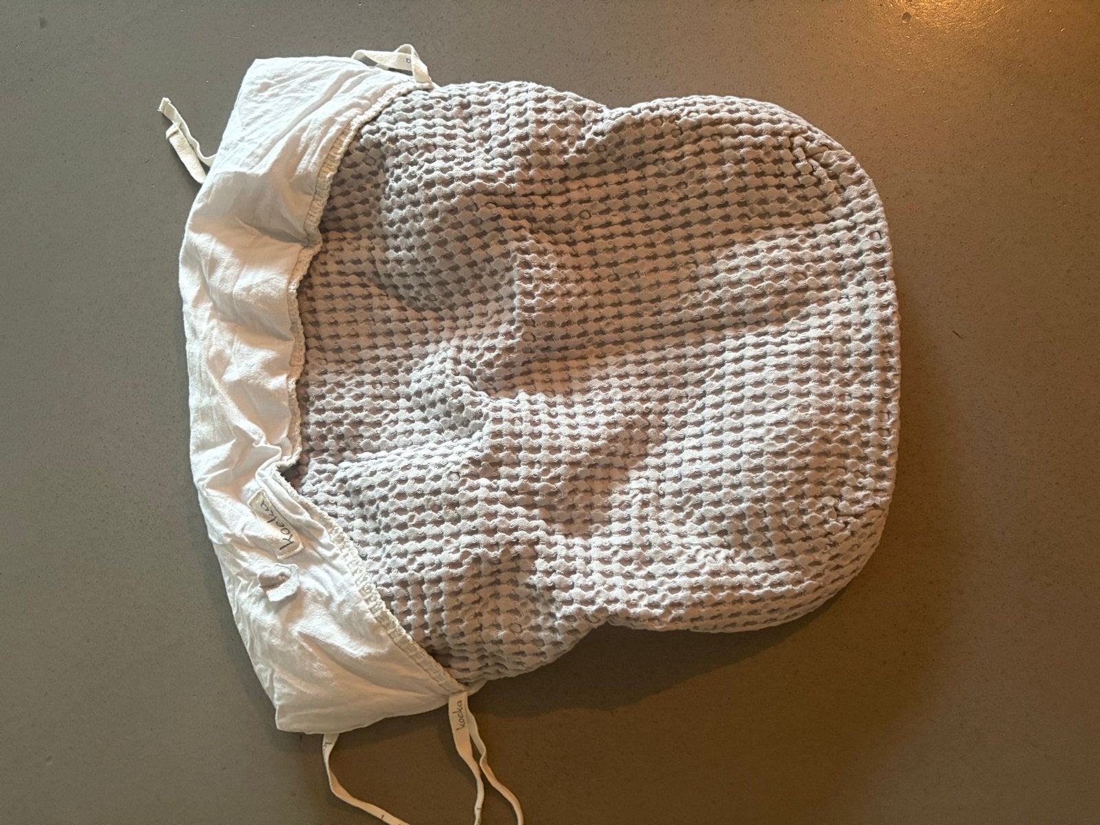 Koeka wafelstof hoes voor maxi cosi - grijs, Wasbaar, Overige typen, Koeka, Ophalen of Verzenden