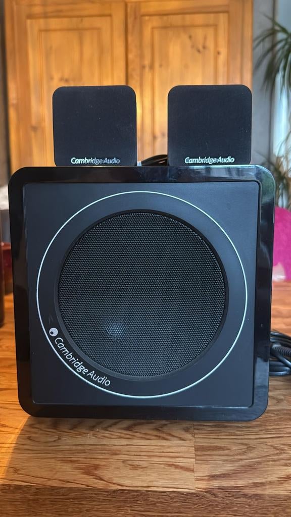 Cambridge Audio Minx 2.1 speakerset, Ophalen, Gebruikt, Front, Rear of Stereo speakers, Overige merken