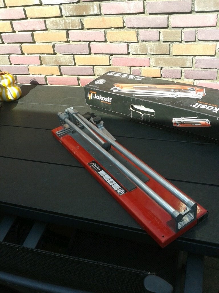 Tegelsnijder 60cm en 40cm, Ophalen, Zo goed als nieuw