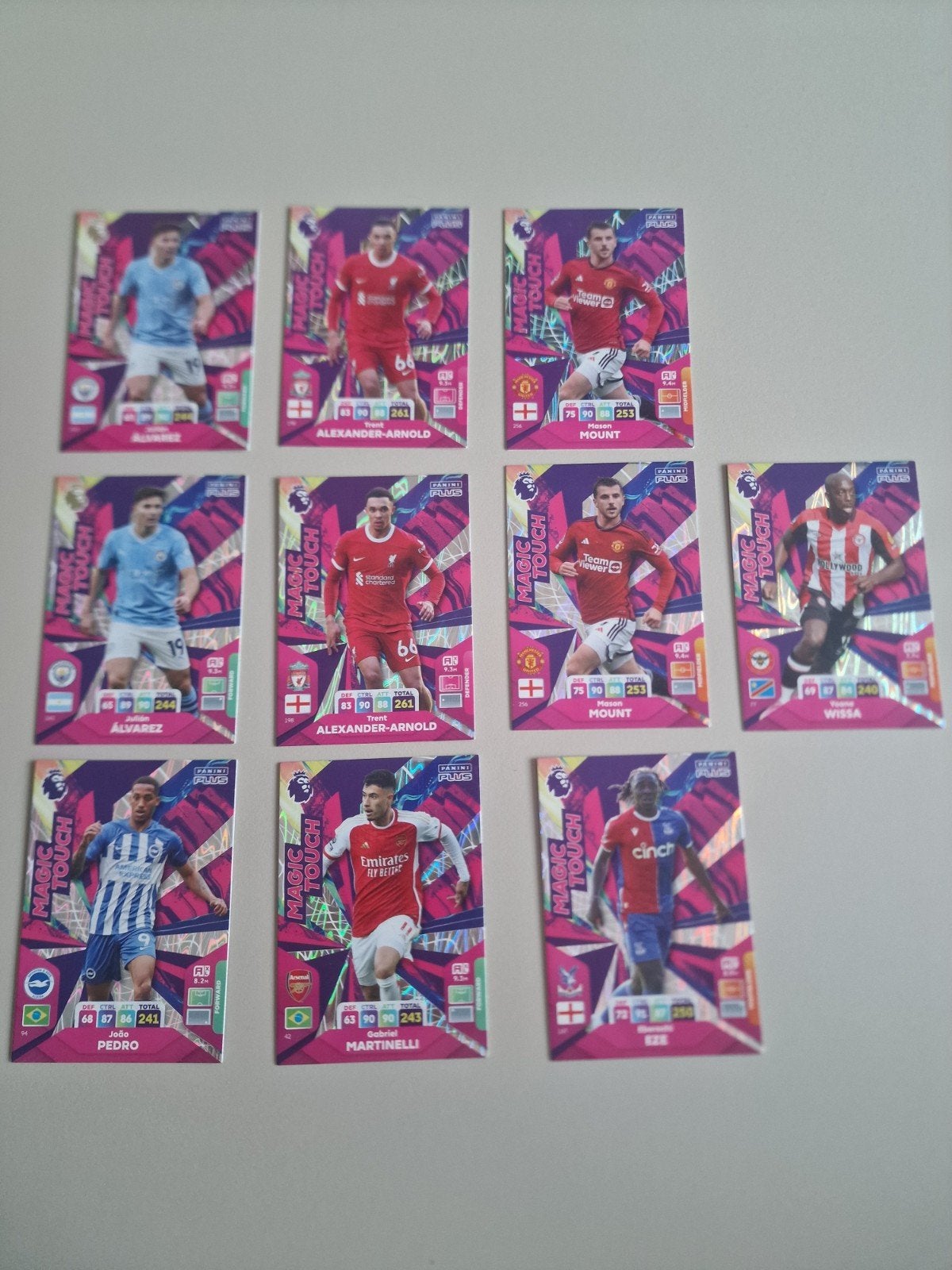 Panini Premier League Adrenalyn XL 2024 Magic Touch kaarten, Ophalen, Zo goed als nieuw, Buitenlandse clubs, Spelerskaart