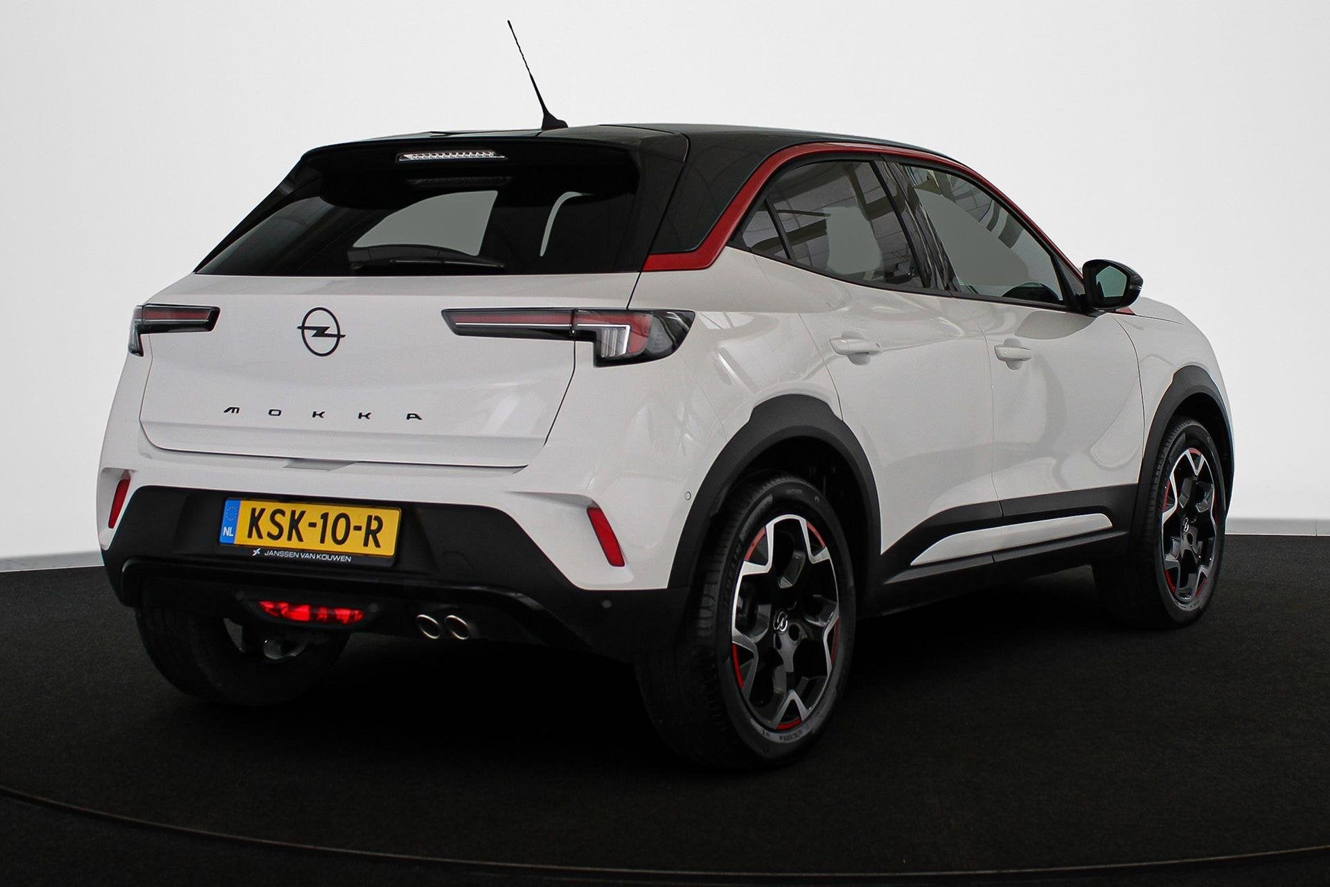 Opel Mokka 1.2 Turbo GS Line Automaat Apple CarPlay Achterui, Gebruikt, 1199 cc, Wit, 3 cilinders