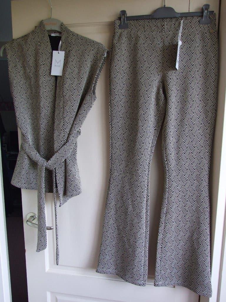 Melting Stockholm 2 delig pak jaquard maat M, Kleding | Dames, Maat 38/40 (M), Kostuum of Pak, Overige kleuren, Nieuw