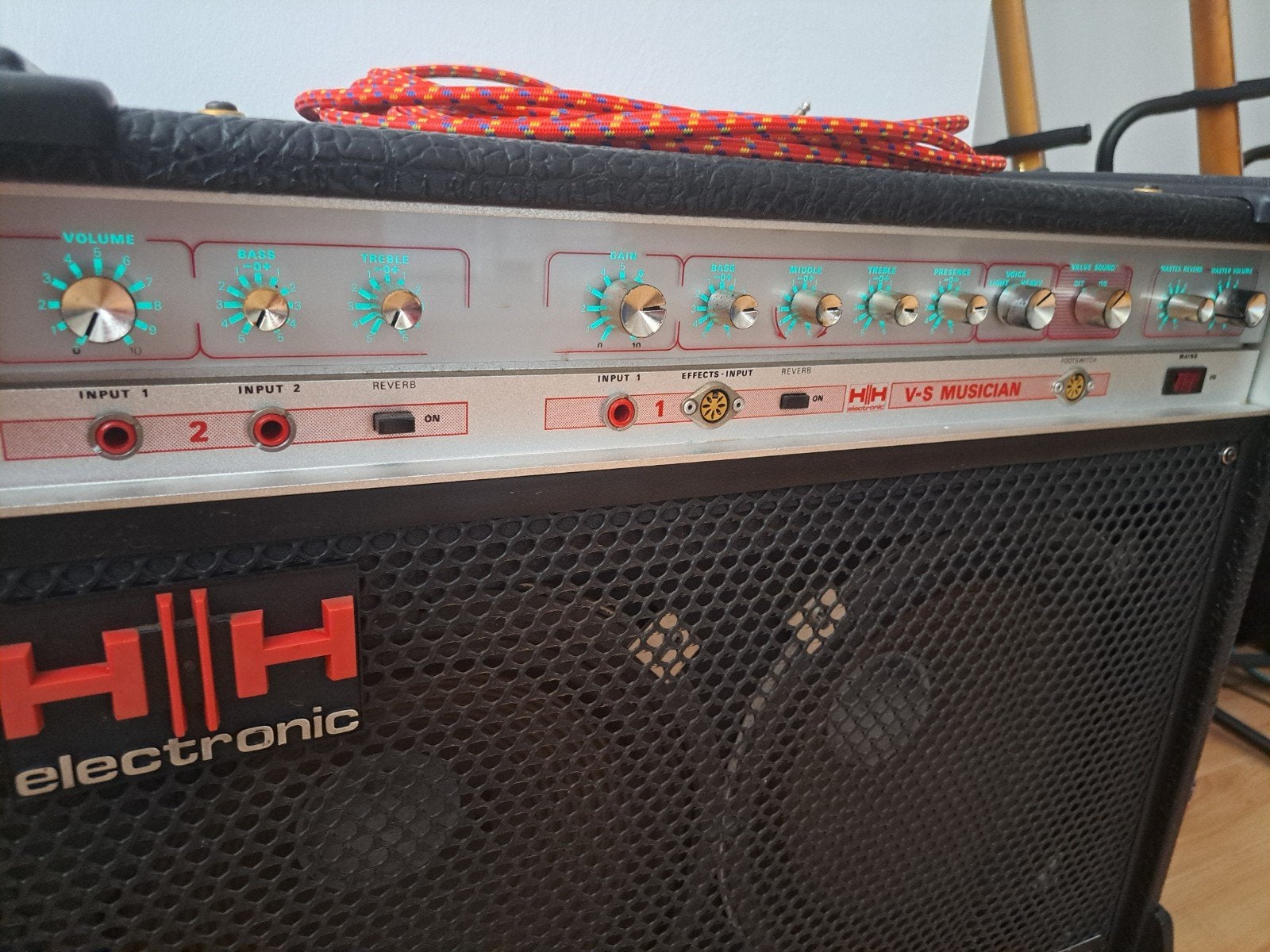 H+H electronic Combo212 VS Musician 100Watts., Ophalen, Gebruikt, Gitaar, 100 watt of meer