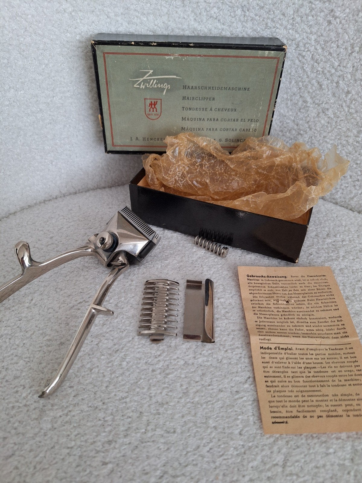Tondeuse Zwillings, Henckels Zwillingswerk, Antiek en Kunst, Ophalen of Verzenden