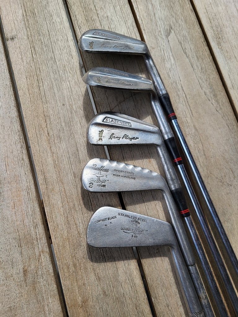 Vintage golfclubs o.a Slazenger Gary Player jaren 50-70, Ophalen